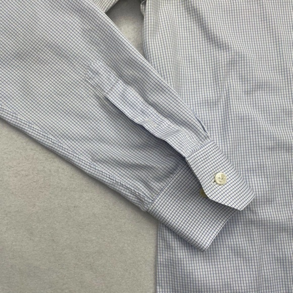 Eton Mens White Long Sleeve Collared Button Front Dress Shirt EUR 41 16 - Picture 4 of 11